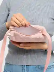 Розовый сумка меховая женская