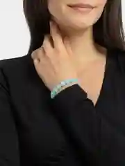 Лавандовый браслет из натуральных камней