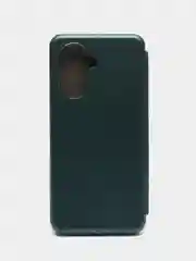 Зеленый чехол книжка для Huawei Nova Y70 / Y70 Plus (Хуавей Нова У70)
