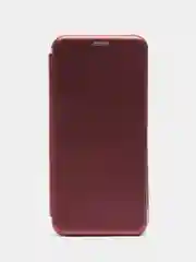 Багровый чехол-книжка для Infinix HOT 12 Pro