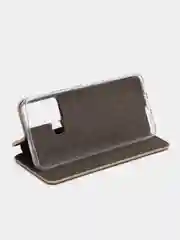 Золотой чехол-книжка для Infinix HOT 12i