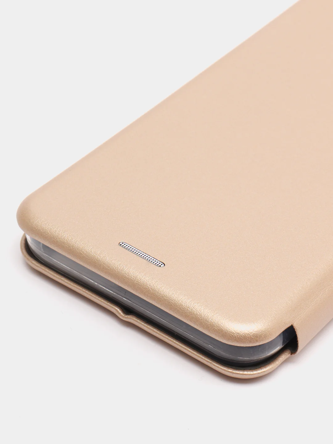 Золотой чехол-книжка для Infinix HOT 12i