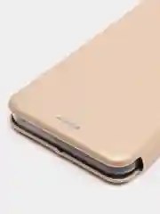 Золотой чехол-книжка для Infinix HOT 12i