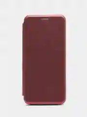 Багровый чехол-книжка для Infinix HOT 12i