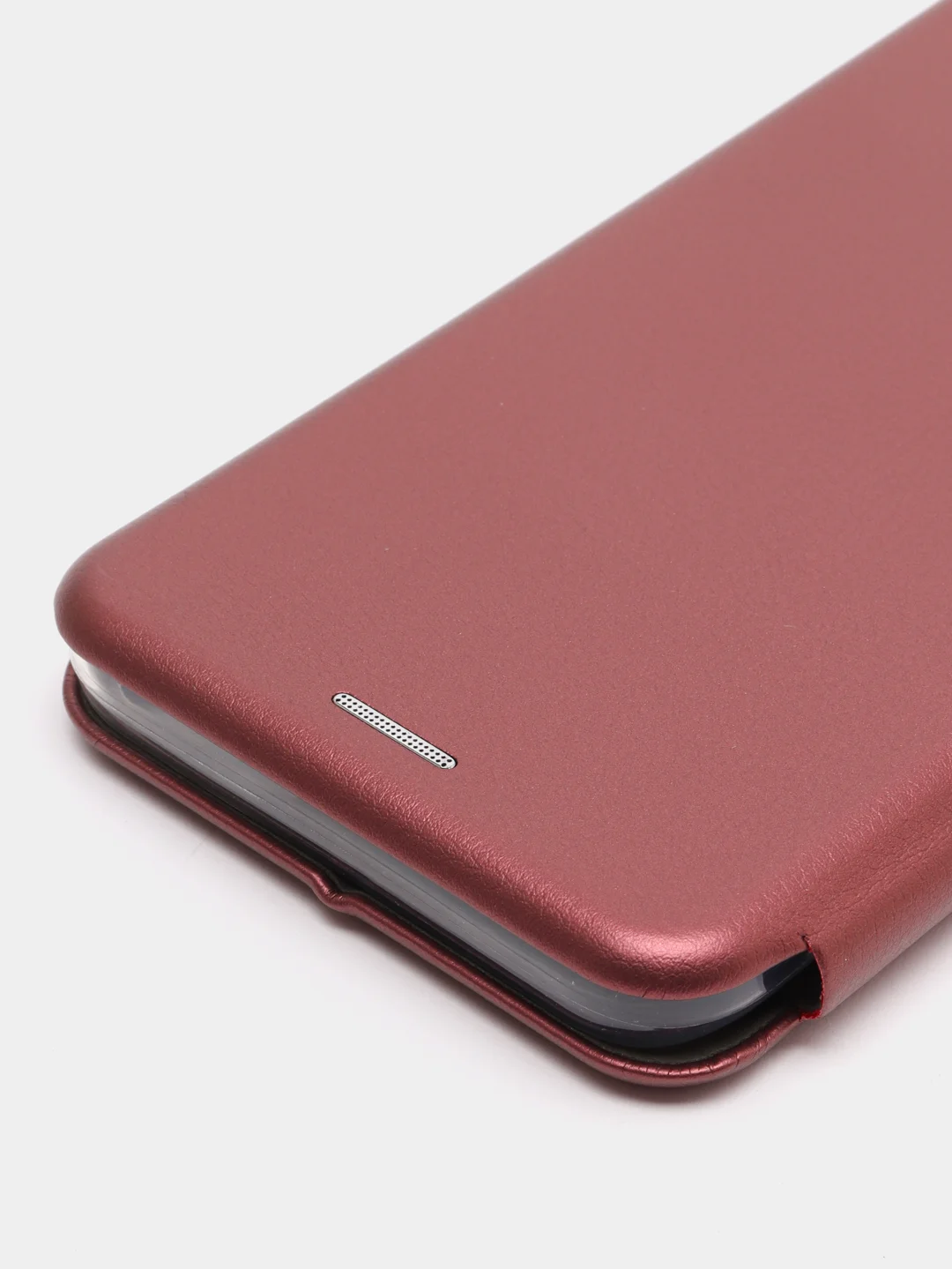 Багровый чехол-книжка для Infinix HOT 12i