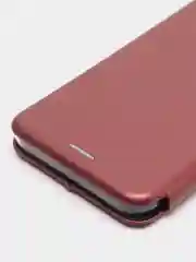 Багровый чехол-книжка для Infinix HOT 12i