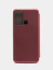 Багровый чехол-книжка для Infinix HOT 12i