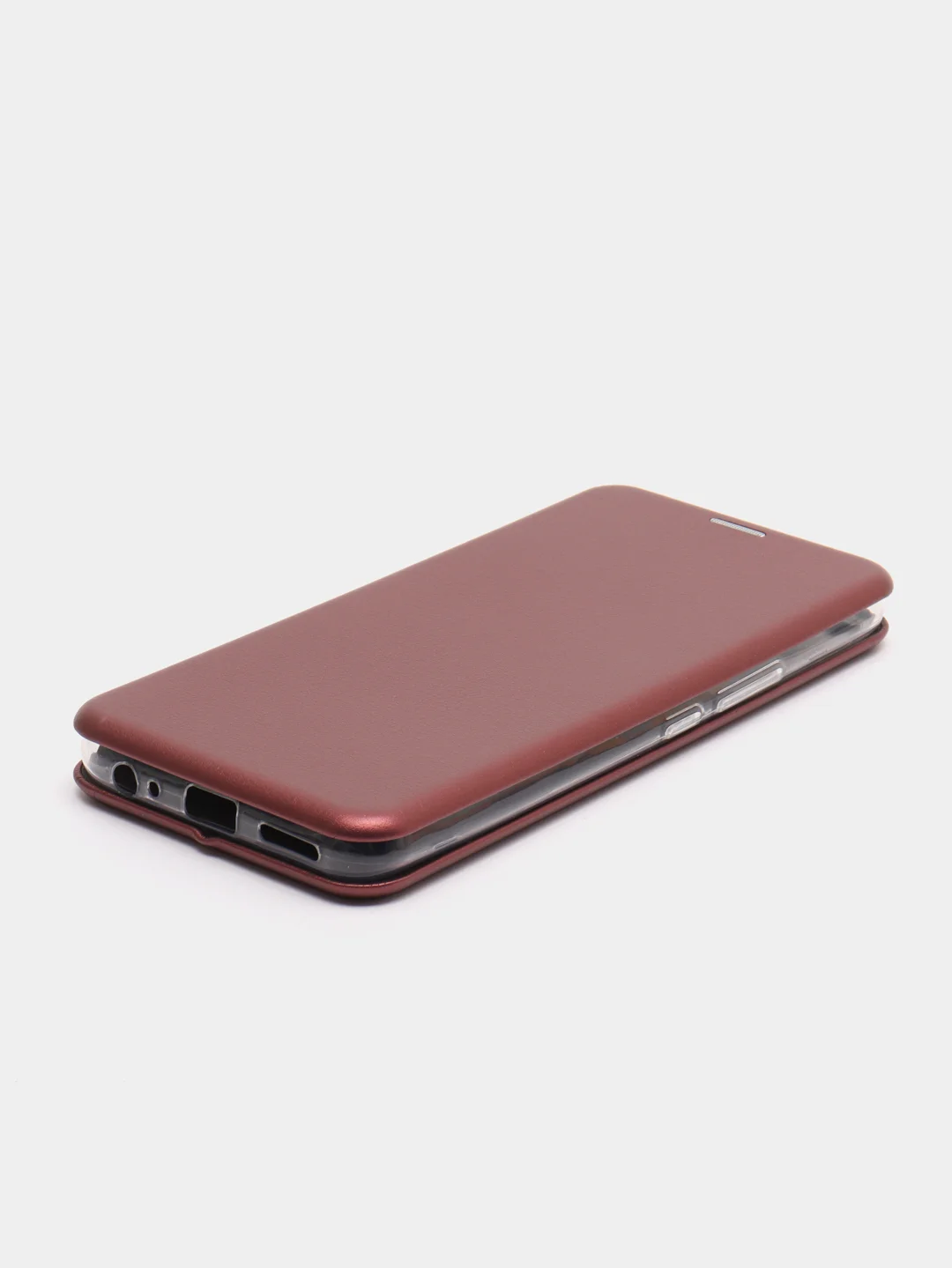 Багровый чехол книжка для Infinix HOT 20i