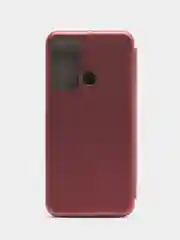 Багровый чехол книжка для Infinix HOT 20i