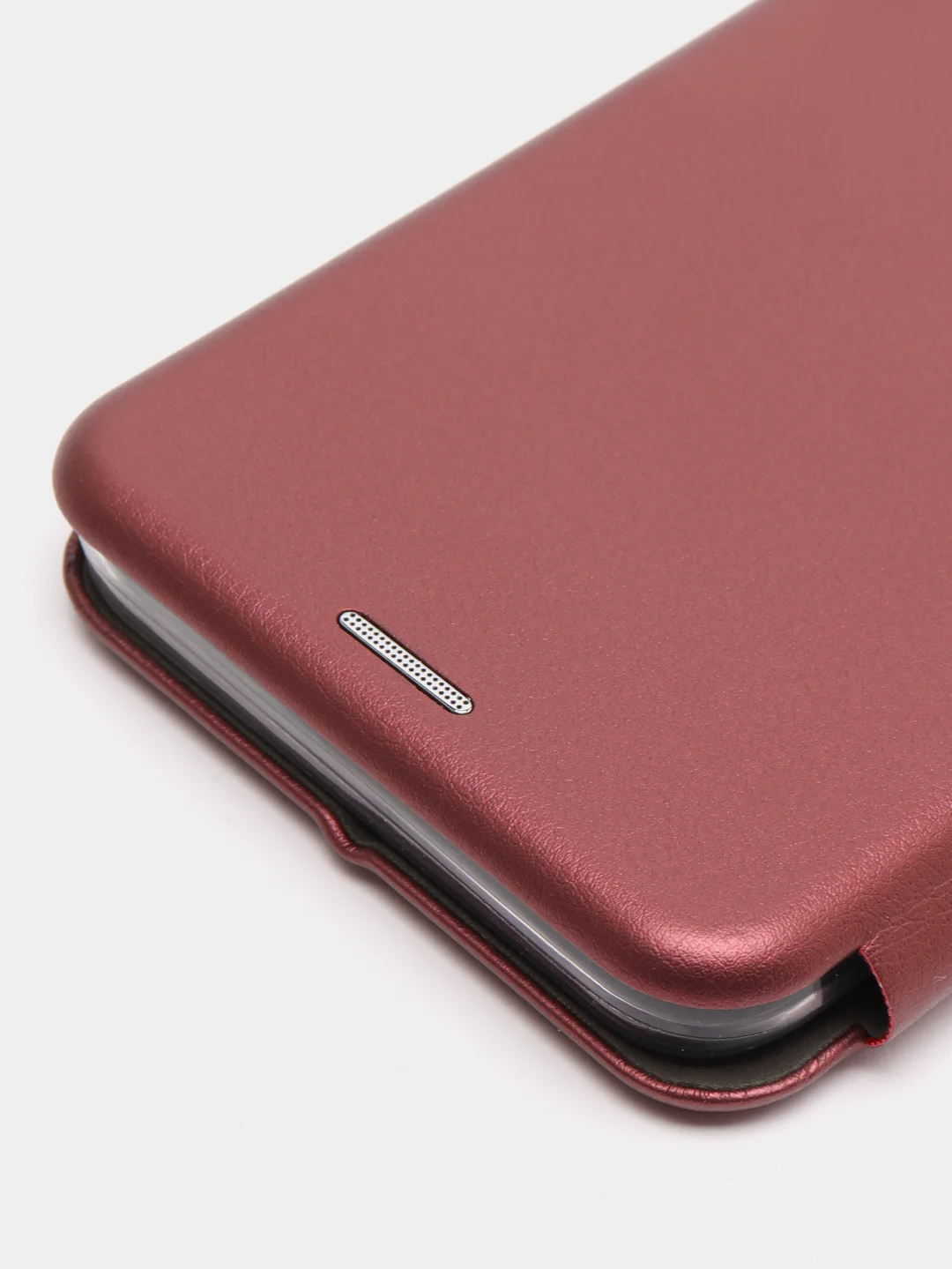 Багровый чехол книжка для Infinix HOT 20i