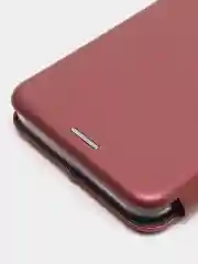Багровый чехол книжка для Infinix HOT 20i