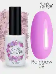 Ледяной гель лак, гель-лак для ногтей Siren Rainbow 2 9 10 22 33, 10g пудра нюд коричневый голубой