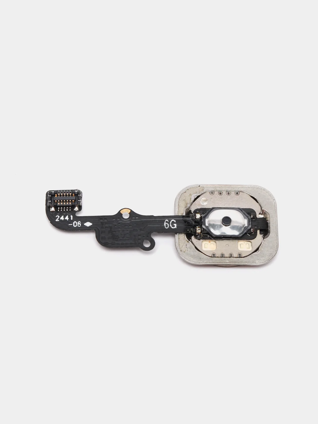 Золотой кнопка Home для iPhone 5S, SE, 6, 6S Plus, 7 Plus, 8 Plus, SE 2020 с толкателем и шлейфом