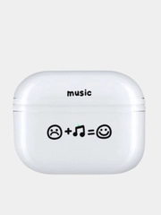 Силиконовый чехол для наушников AirPods Pro прозрачный