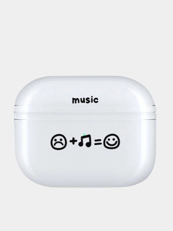 Силиконовый чехол для наушников AirPods Pro прозрачный
