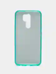 Бирюзовый чехол блестящий Xiaomi Redmi 9 накладка c блёстками Редми 9