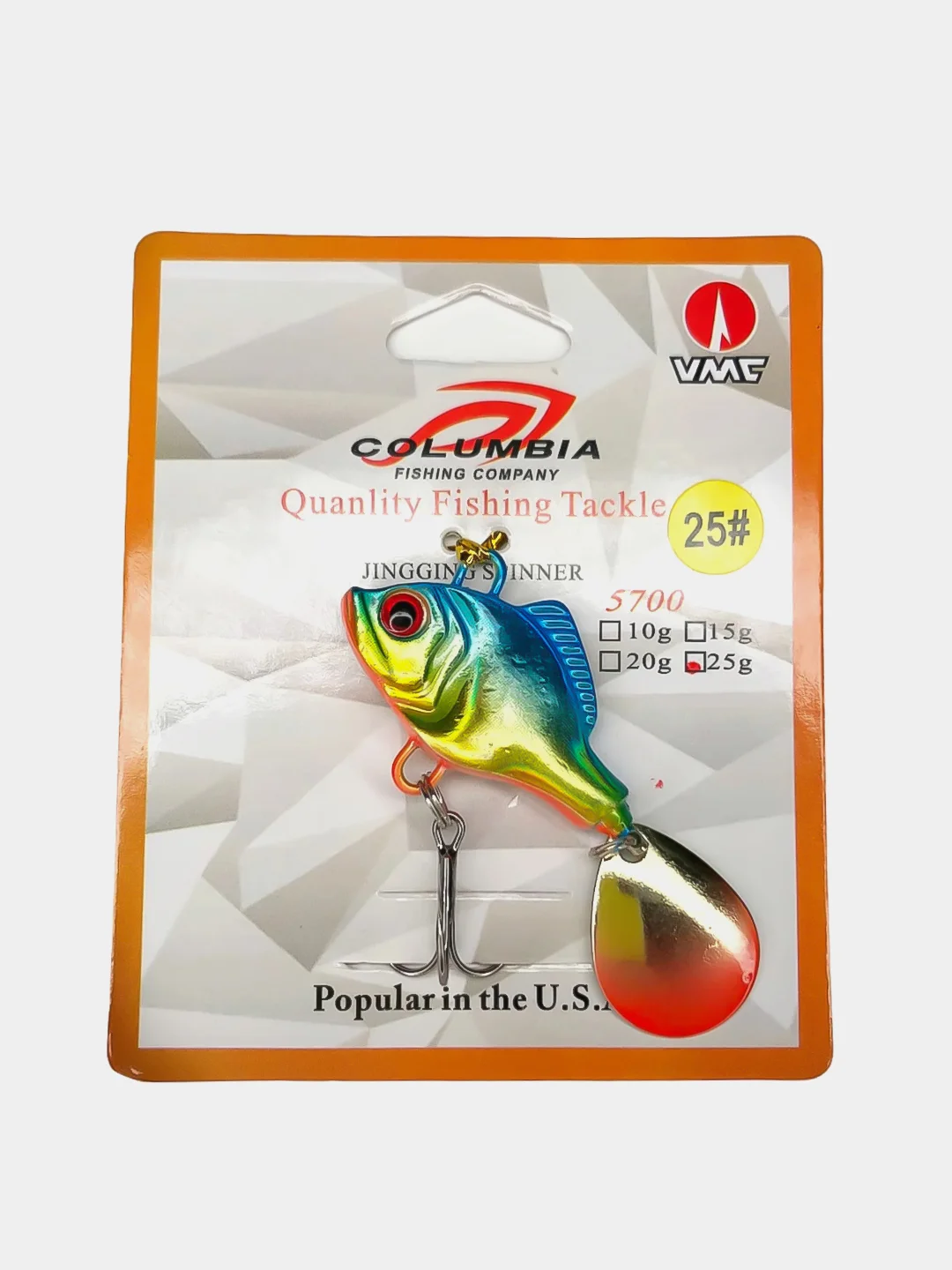 Золотой воблер Columbia Jiggin Spinner