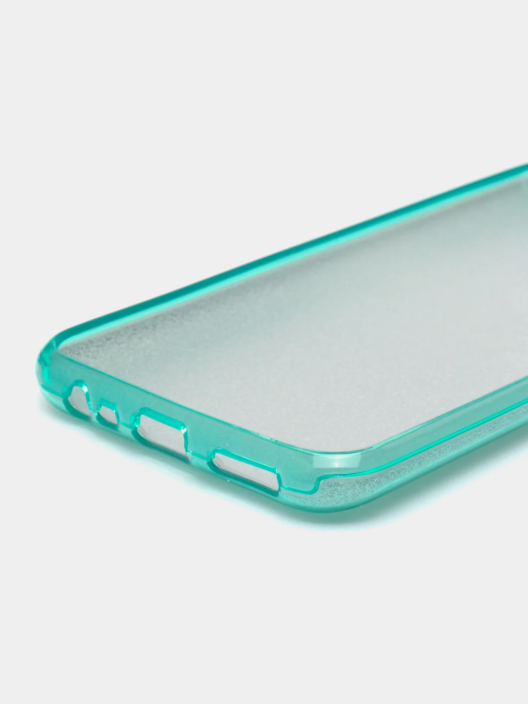 Бирюзовый чехол блестящий Xiaomi Redmi 9 накладка c блёстками Редми 9