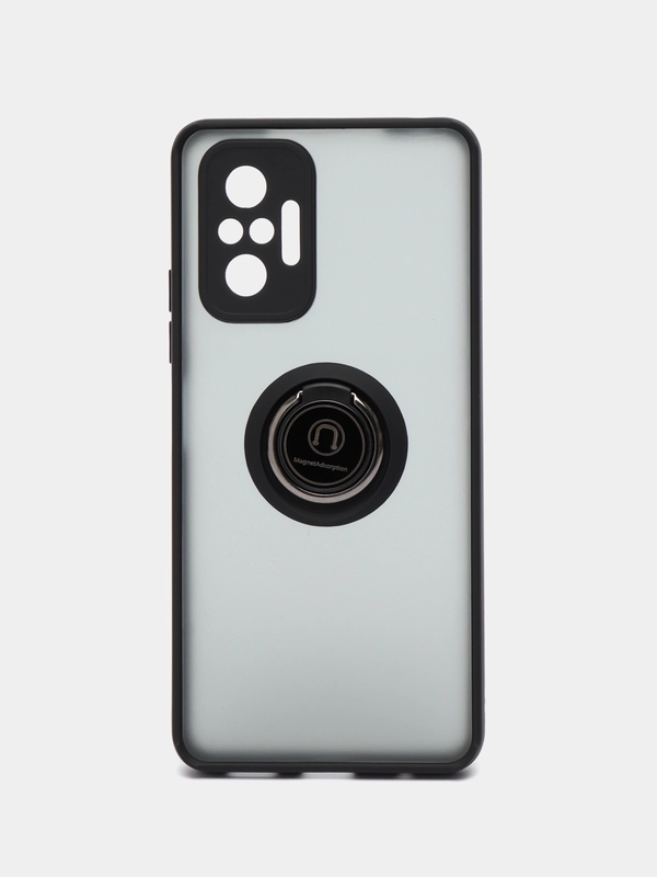 Чехол противоударный Xiaomi Redmi Note 10 PRO 4G, Note 10 PRO MAX с магнитом и кольцом