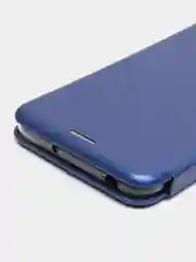Синий чехол книжка Xiaomi Redmi 9A с функцией подставки