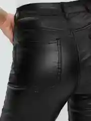 Черный брюки женские Zarina из экокожи