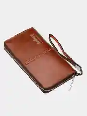 Коричневый портмоне-клатч, кошелек Baellerry