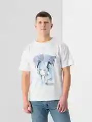 Белый футболка "Аниме" унисекс