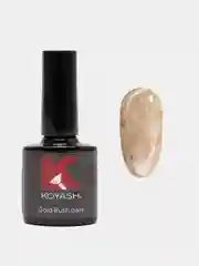 Золотой цветная камуфлирующая база для ногтей маникюра, гель лака "KOYASH" с поталью