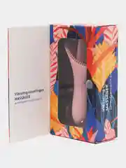 Розовый клиторальный вибратор, с языком, 18+, женский вибратор, 10 режимов