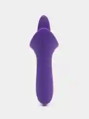 Фиолетовый клиторальный вибратор, с языком, 18+, женский вибратор, 10 режимов