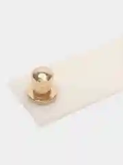 Алый бирка с кнопкой Hand made для рукаделия