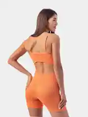 Манго спортивный женский костюм: шорты и топ на лямках