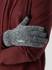 Тёмно-серый перчатки сенсорные утепленные IWINTER, мужские и женские