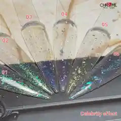 Индиго гель-лак для ногтей  прозрачный, с блестками, 10 мл