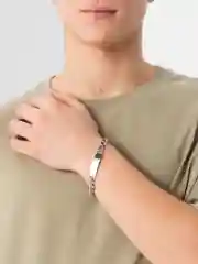 Белый мужские браслеты