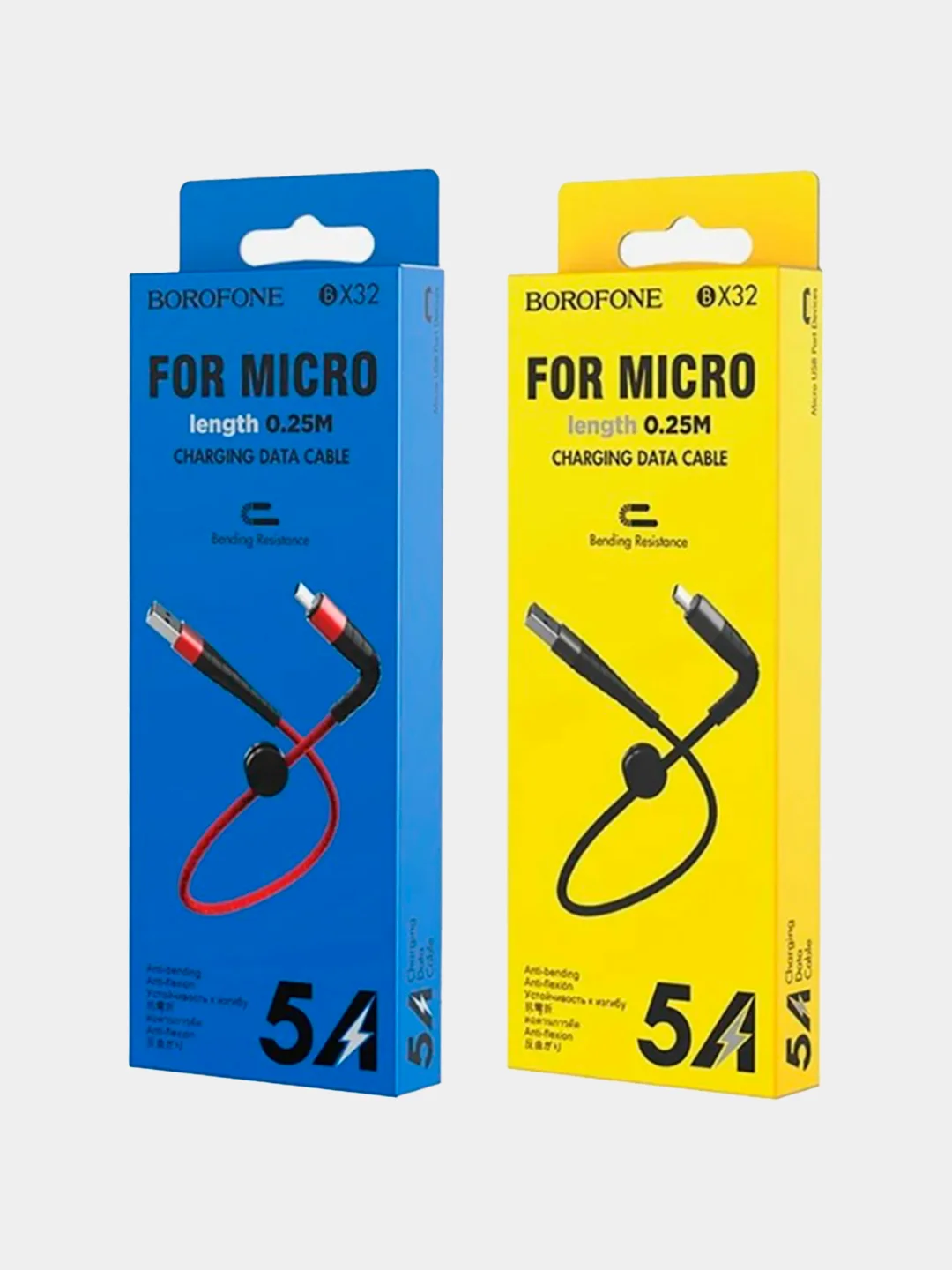 Кабель зарядный Borofone BX32 Micro-USB 0.25 м для Android