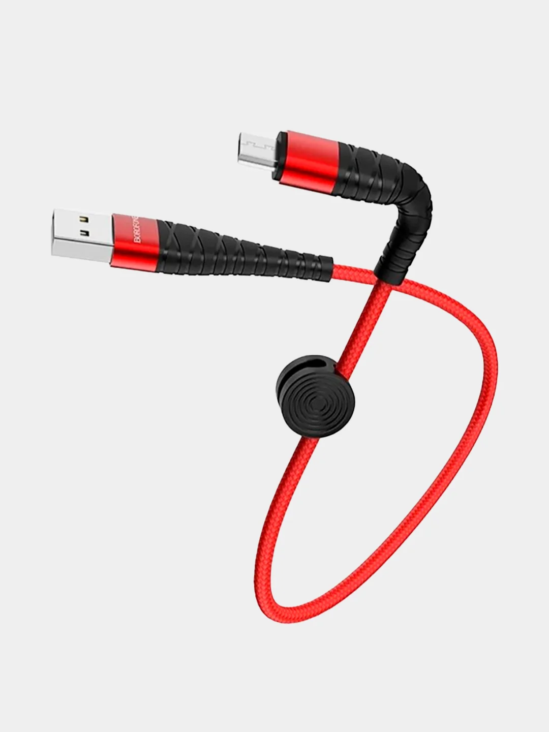 Красный кабель зарядный Borofone BX32 Micro-USB 0.25 м для Android