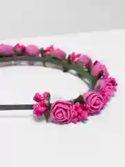 Фиолетовый ободок для волос