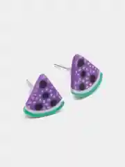 Лимонный серьги форме сердечек, разных фруктов и животных