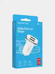 Автомобильное зарядное устройство Borofone BZ12 iPhone/android 2хUSB до 2.4А