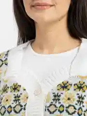 Белый кардиган женский