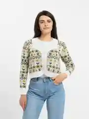 Белый кардиган женский