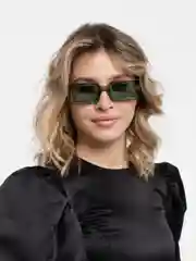 Лайм солнцезащитные очки квадратные