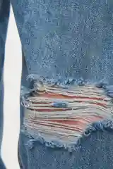 Индиго джинсы мужские Befree, синие, зауженные, рваные на коленях