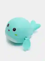 Бирюзовый игрушка для купания "Дельфинчики", заводная, водоплавающая
