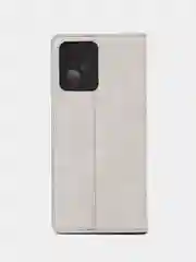 Серый чехол-книжка Rich Boss для Realme C35, экокожа, с визитницей