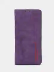 Фиолетовый чехол-книжка Rich Boss для Realme C35, экокожа, с визитницей