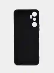 Темно-синий чехол для Infinix HOT 20 (Инфиникс Хот 20 ), прозрачный, силиконовый