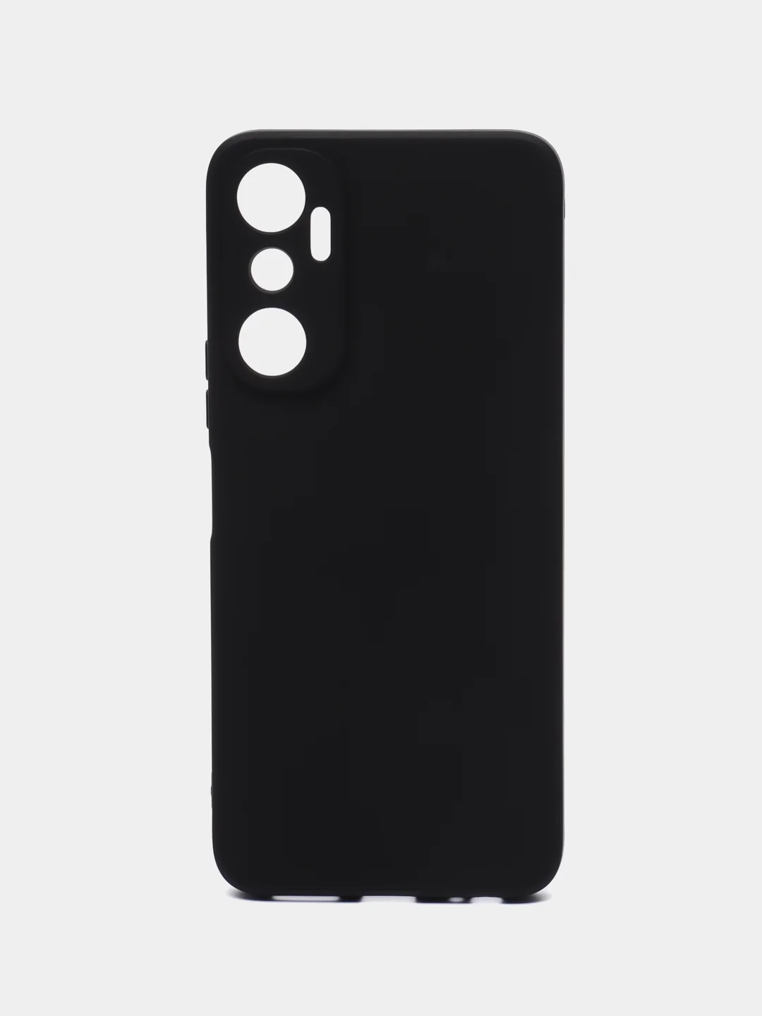 Черный чехол для Infinix HOT 20 (Инфиникс Хот 20 ), прозрачный, силиконовый