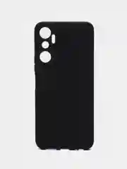 Черный чехол для Infinix HOT 20 (Инфиникс Хот 20 ), прозрачный, силиконовый